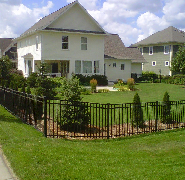Photo: Decorative Aluminum Fence Colors Can Affect Your Whole Property