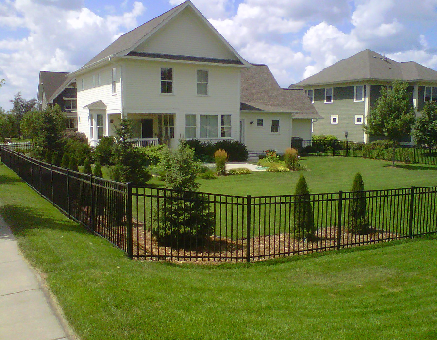 Photo: Decorative Aluminum Fence Colors Can Affect Your Whole Property