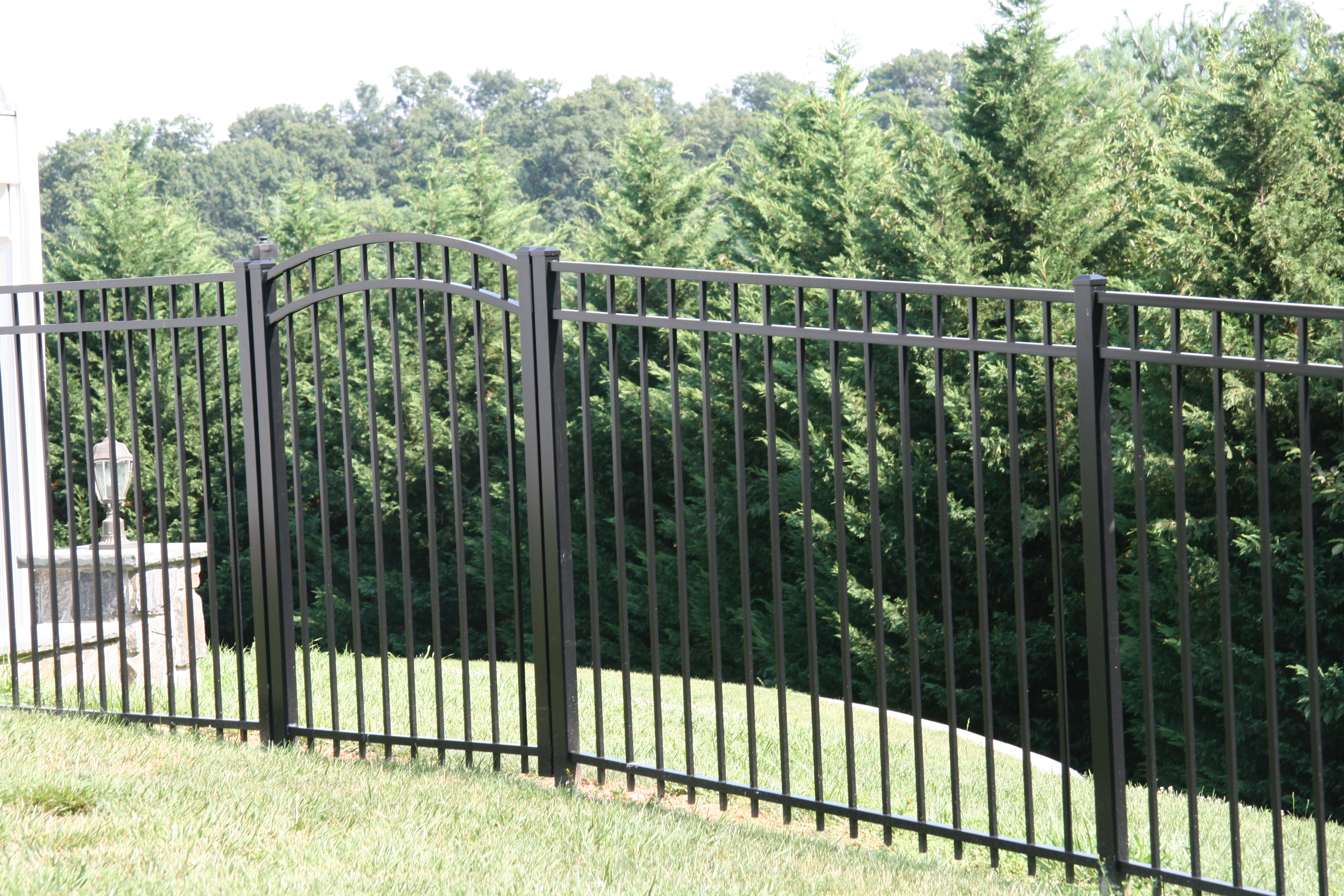 Series A 3 Rail Standard Bottom 4 Arch Gate for 60" tall fence
