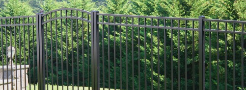 powder coated aluminum garden fence